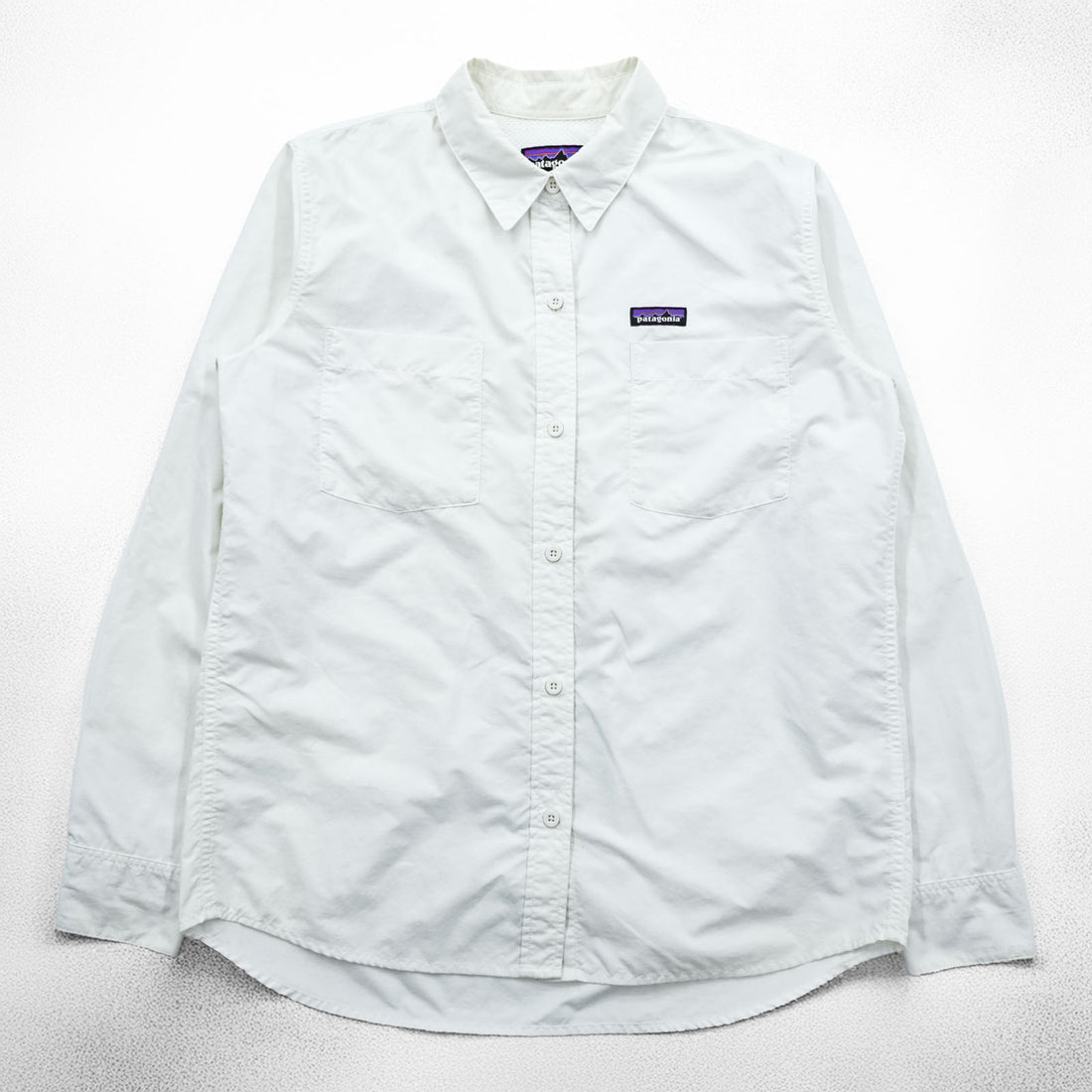 Patagonia アンカーベイ シャツ S ホワイト 胸ポケット コットン 54205