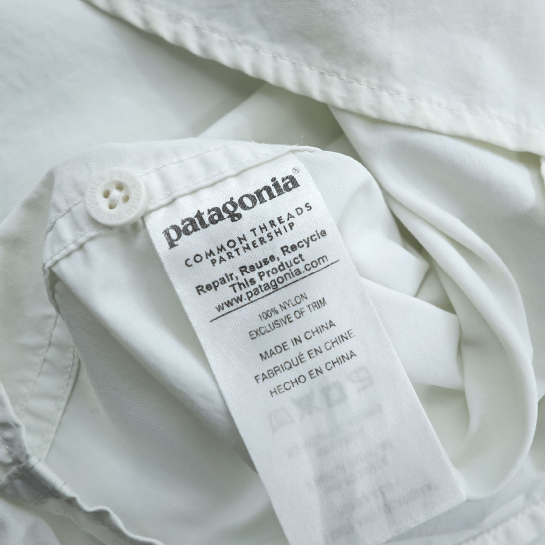 Patagonia アンカーベイ シャツ S ホワイト 胸ポケット コットン 54205