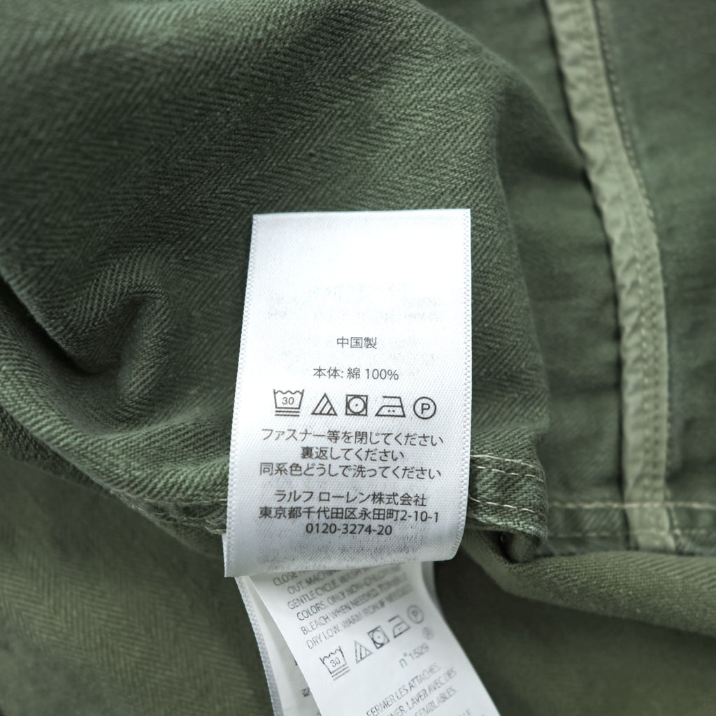 Polo Ralph Lauren パッチワーク スポーツコート テーラードジャケット ブレザー S カーキ ミリタリー 未使用品 MNPOOTW17I20001