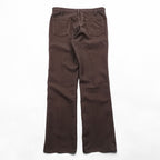 Levi's 90年代 USA製 スタプレ STA-PREST ブーツカット スラックス パンツ L ブラウン SCOVILLジップ 黒タブ 10517 6128