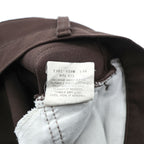 Levi's 90年代 USA製 スタプレ STA-PREST ブーツカット スラックス パンツ L ブラウン SCOVILLジップ 黒タブ 10517 6128