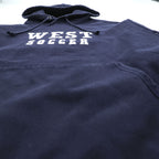 Champion リバースウィーブ REVERSE WEAVE 青単タグ 復刻 プルオーバー パーカー XL ネイビー カンガルーポケット WEST SOCCER