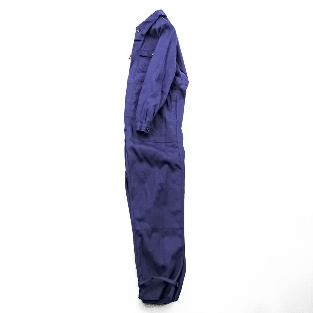70年代 ドイツ製 ユーロヴィンテージ SANFOR オールインワン ツナギ ジャンプスーツ M ネイビー ヘリンボーン ユーロワーク デッドストック