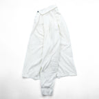 Polo Ralph Lauren 90年代 ビッグポニー ラガーシャツ 長袖 ポロ XL ホワイト エルボーパッチ CUSTOM FIT 鹿の子