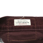 Levi's 505 ビッグE ストレート コーデュロイパンツ L ボルドー ストレッチ レザーパッチ PREMIUM 00505-2398
