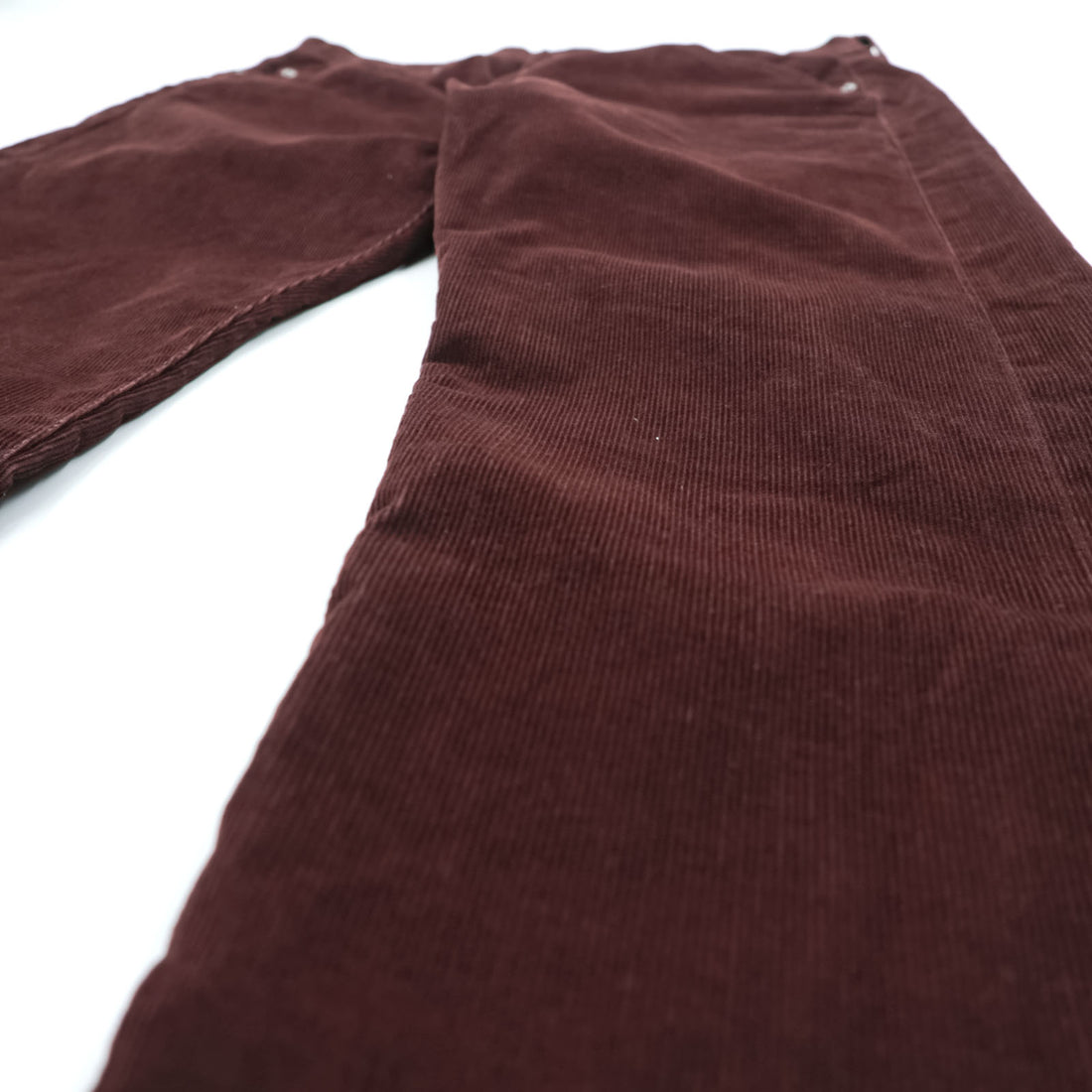Levi's 505 ビッグE ストレート コーデュロイパンツ L ボルドー ストレッチ レザーパッチ PREMIUM 00505-2398
