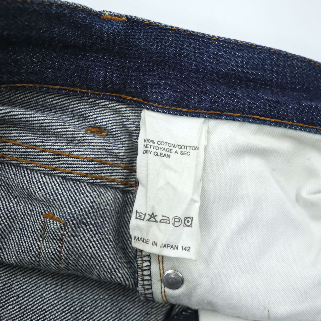 A.P.C. Made in Japan Selvedge Denim Jeans 28 LONG Indigo Blue Dark Blue