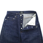A.P.C. Made in Japan Selvedge Denim Jeans 28 LONG Indigo Blue Dark Blue