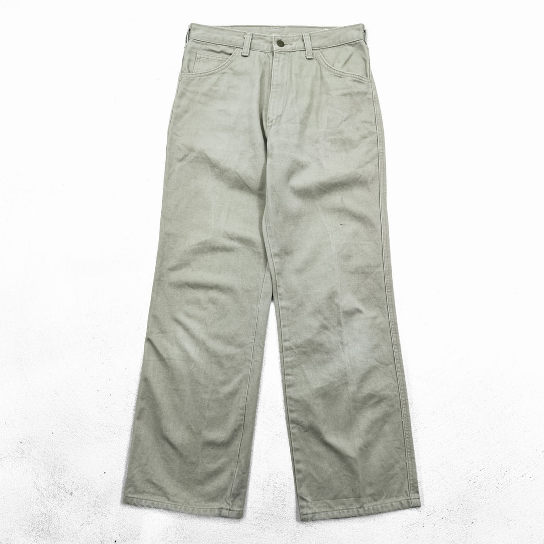 Wrangler 90年代 日本製 5ポケット デニム ワークパンツ ジーンズ M ベージュ M1046-42