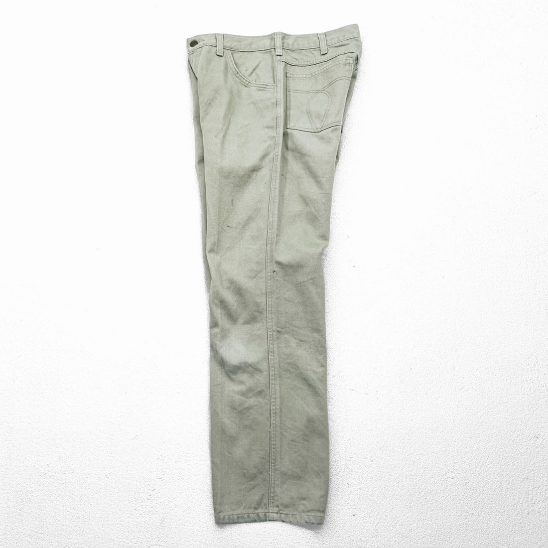 Wrangler 90年代 日本製 5ポケット デニム ワークパンツ ジーンズ M ベージュ M1046-42