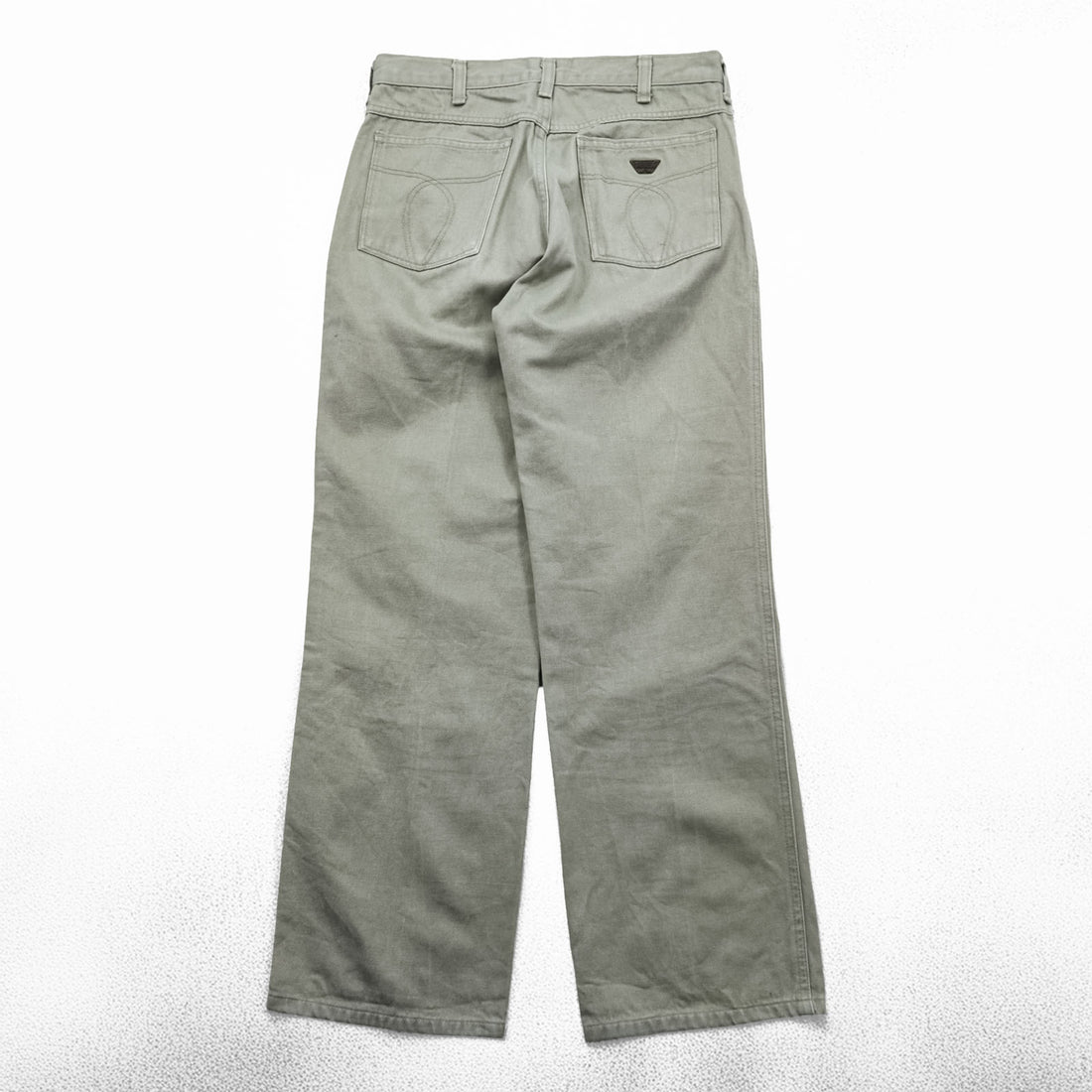 Wrangler 90年代 日本製 5ポケット デニム ワークパンツ ジーンズ M ベージュ M1046-42