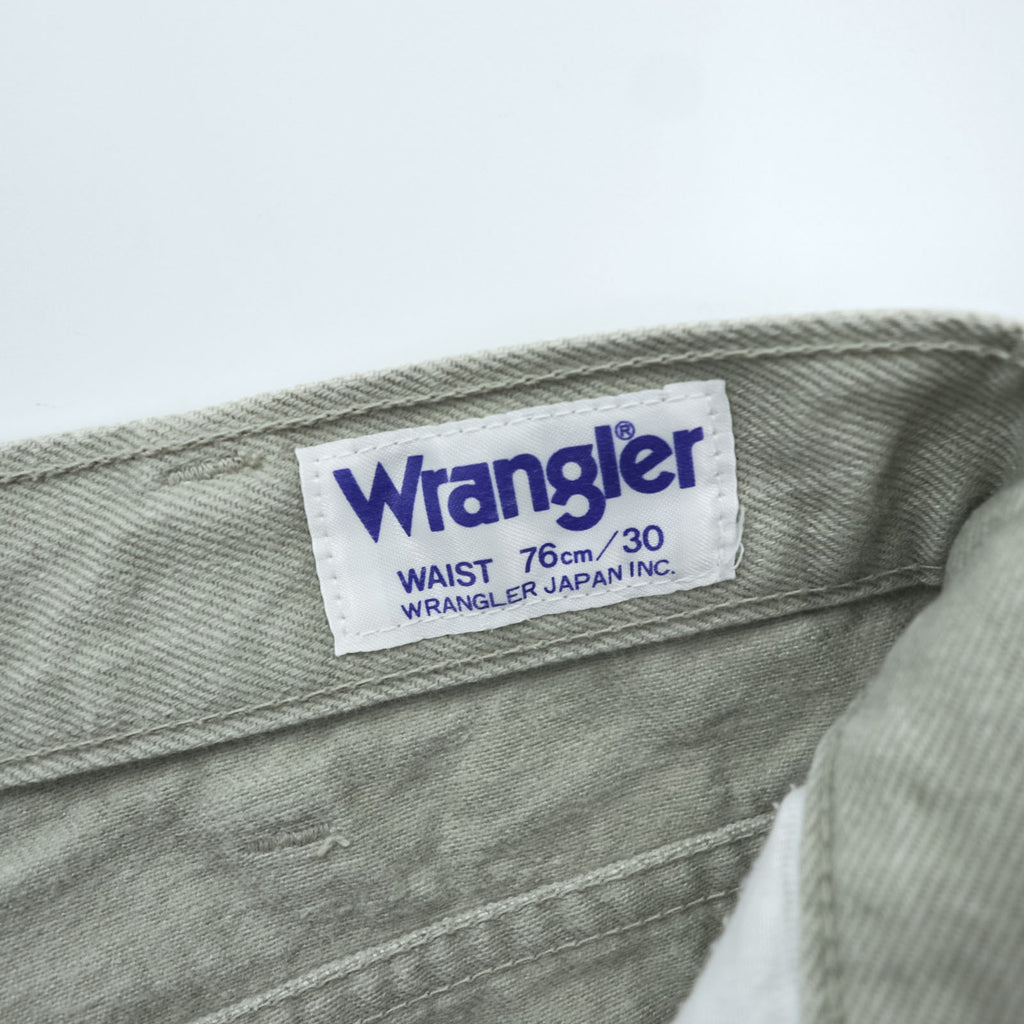 Wrangler 90年代 日本製 5ポケット デニム ワークパンツ ジーンズ M ベージュ M1046-42