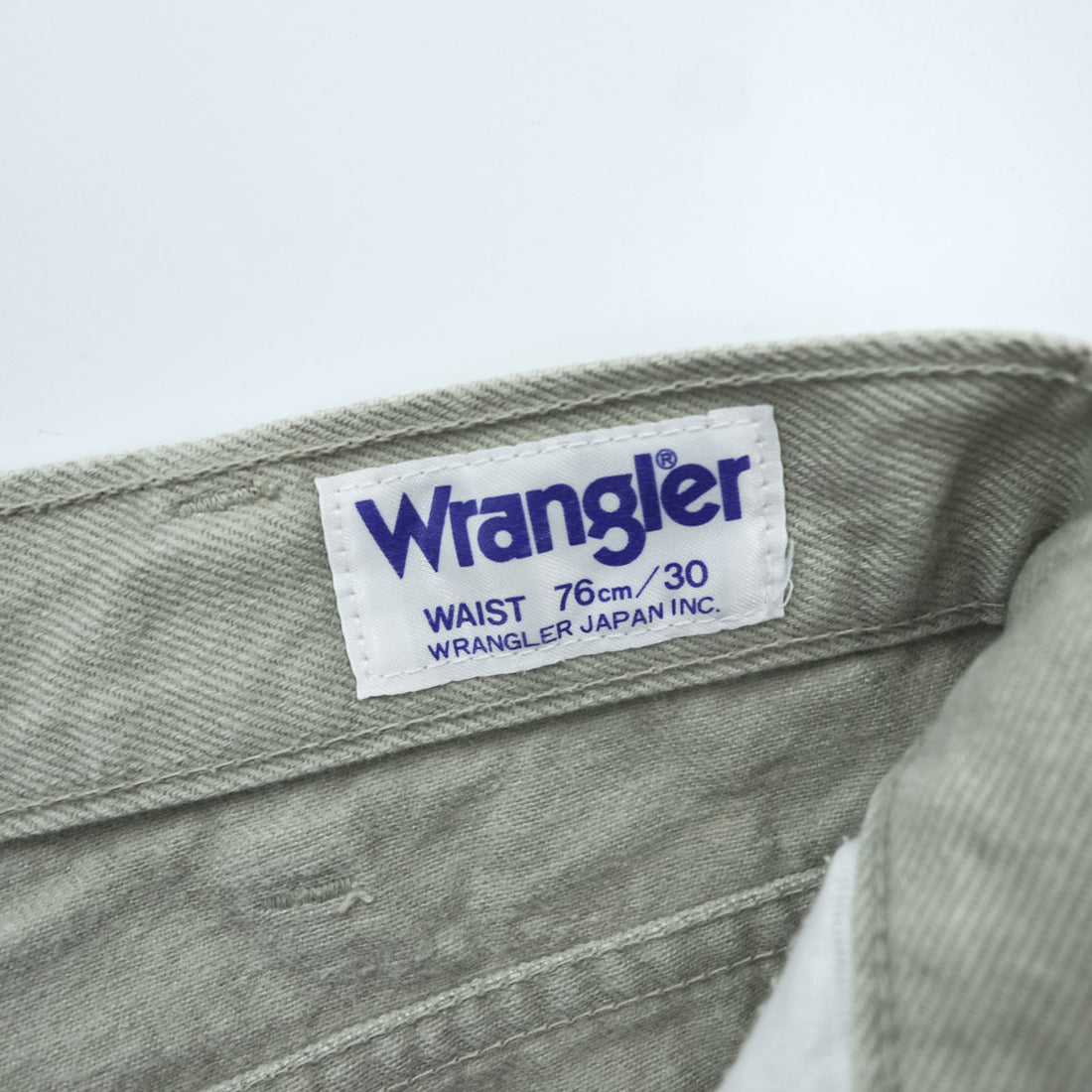 Wrangler 90年代 日本製 5ポケット デニム ワークパンツ ジーンズ M ベージュ M1046-42
