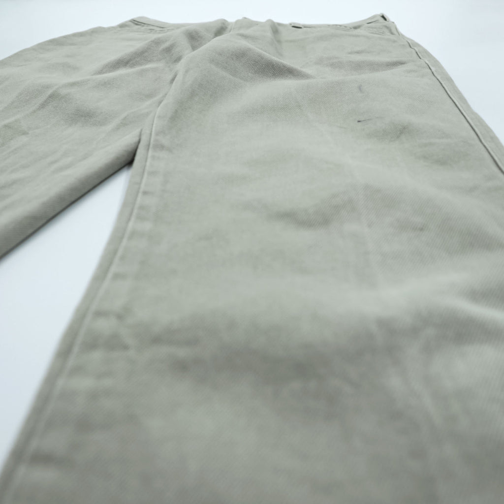 Wrangler 90年代 日本製 5ポケット デニム ワークパンツ ジーンズ M ベージュ M1046-42
