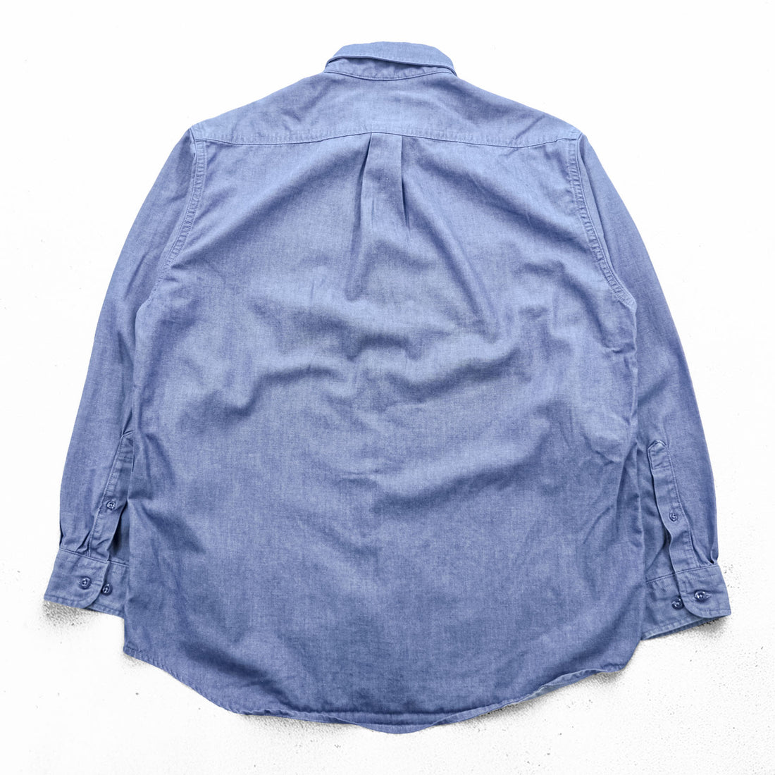 carhartt 90年代 シャンブレー ワークシャツ L ブルー ボタンダウン Flame Resistant 難燃 FRS293 CBL