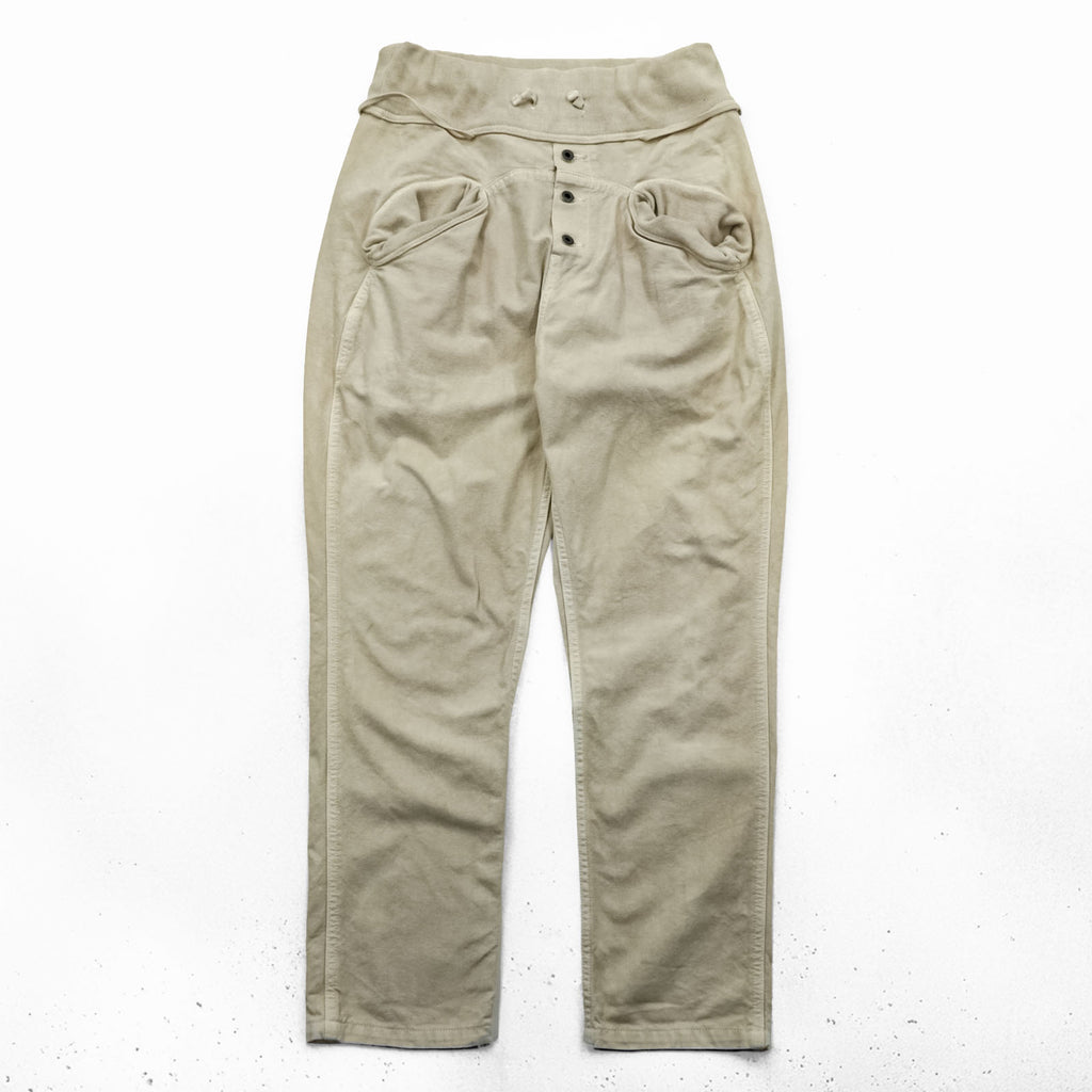 KAPITAL Overdyed Thin Canvas Sarrouel Nouvelle Pants M Beige Cotton EK-169 Made in Japan