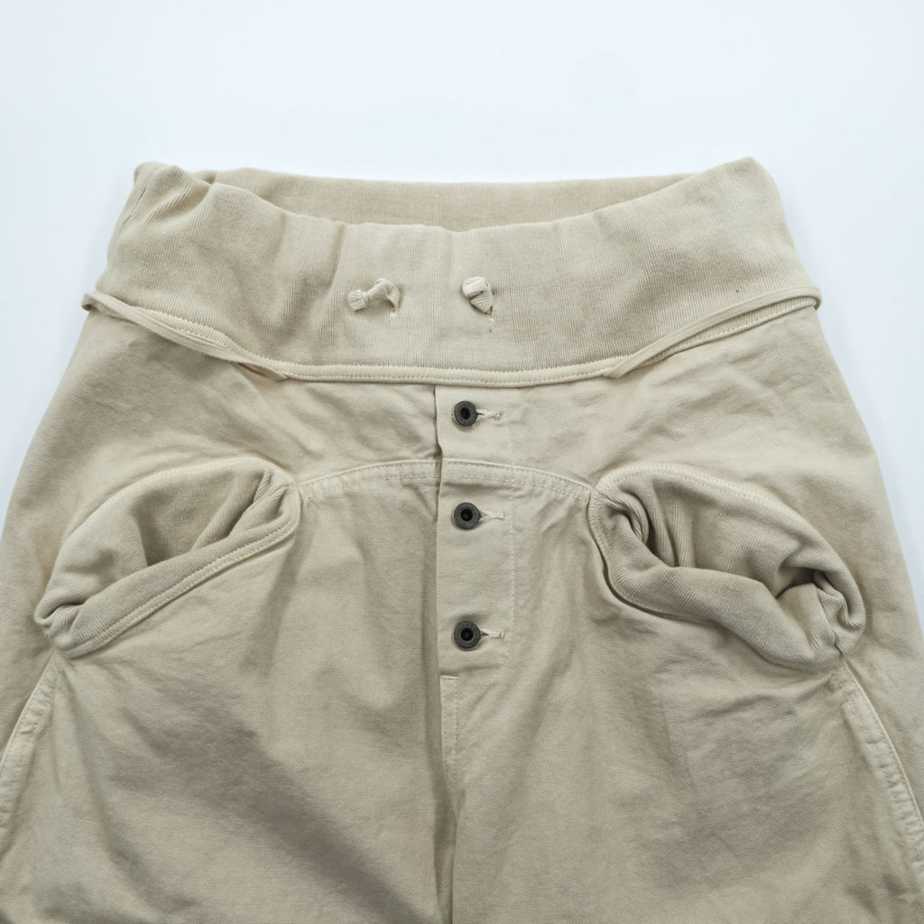 KAPITAL Overdyed Thin Canvas Sarrouel Nouvelle Pants M Beige Cotton EK-169 Made in Japan