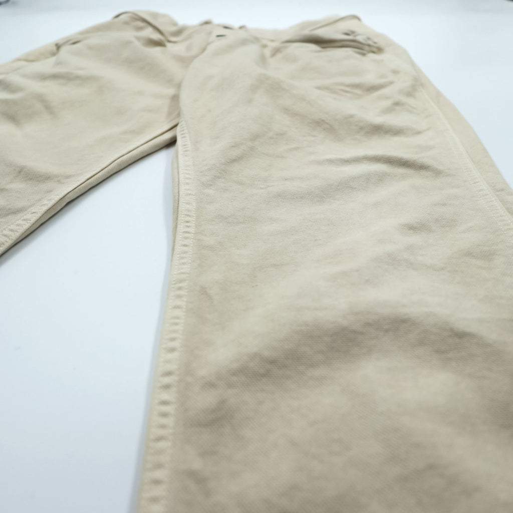 KAPITAL Overdyed Thin Canvas Sarrouel Nouvelle Pants M Beige Cotton EK-169 Made in Japan