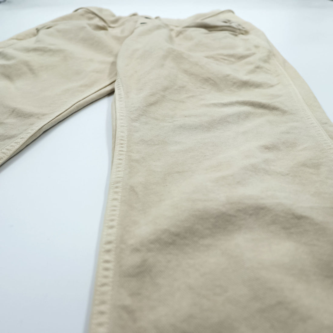 KAPITAL Overdyed Thin Canvas Sarrouel Nouvelle Pants M Beige Cotton EK-169 Made in Japan