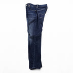 Levi Strauss 502 Tapered Denim Pants Jeans, Size S, Blue, Stretch, Leather Patch, 29507-0065