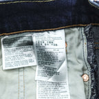 Levi Strauss 502 Tapered Denim Pants Jeans, Size S, Blue, Stretch, Leather Patch, 29507-0065