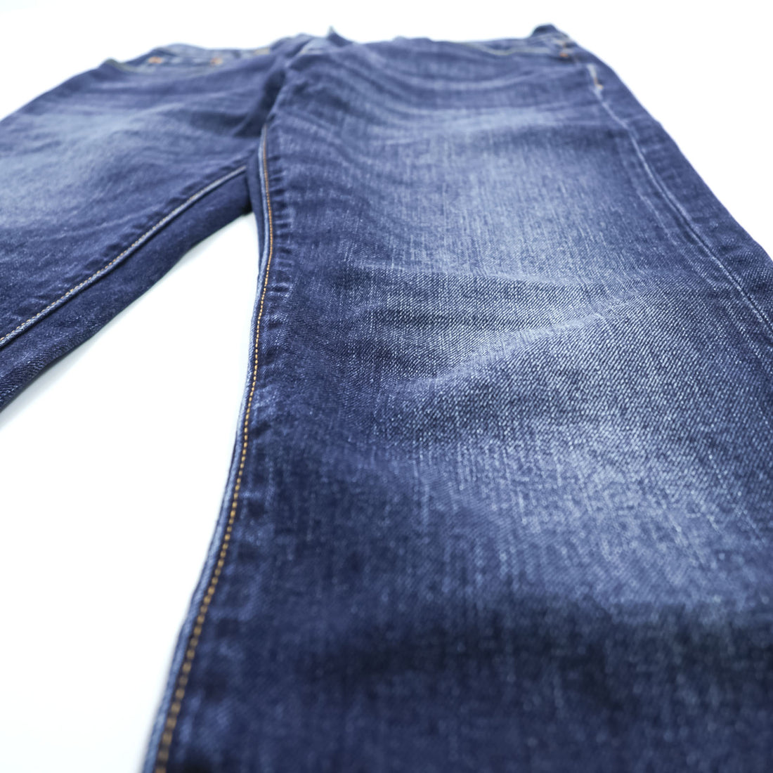 Levi Strauss 502 Tapered Denim Pants Jeans, Size S, Blue, Stretch, Leather Patch, 29507-0065