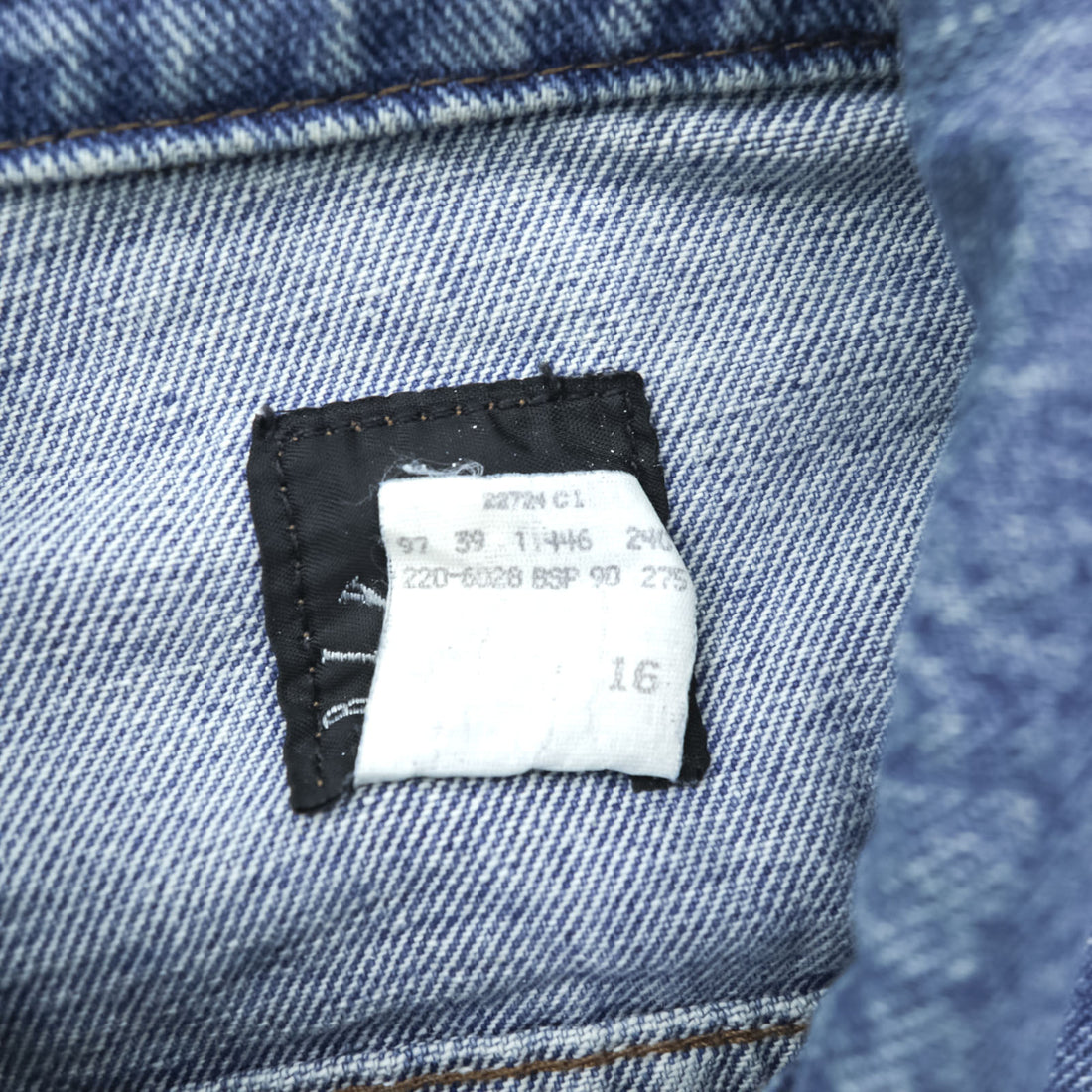 90s Vintage Lee Denim Jacket Light Blue Made in USA 220-6828 4 Pocket Trucker M Regular