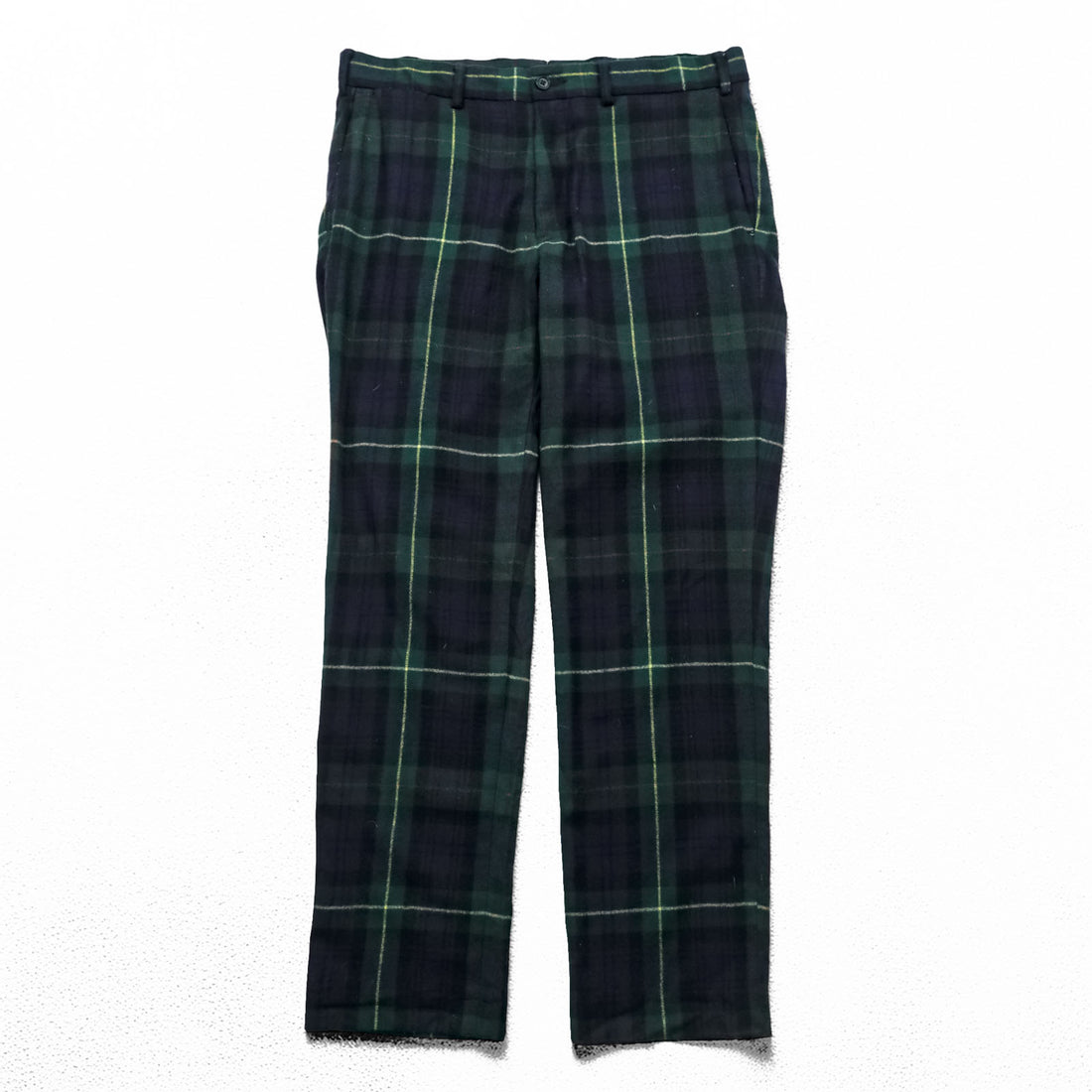 Polo Ralph Lauren ブラックウォッチ スラックス パンツ L タータンチェック SLIM FIT 羊毛 ラムウール
