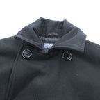 Polo Ralph Lauren 90年代 ピーコート XL ブラック メルトン ウール キルティングライナー