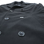 Polo Ralph Lauren 90年代 ピーコート XL ブラック メルトン ウール キルティングライナー