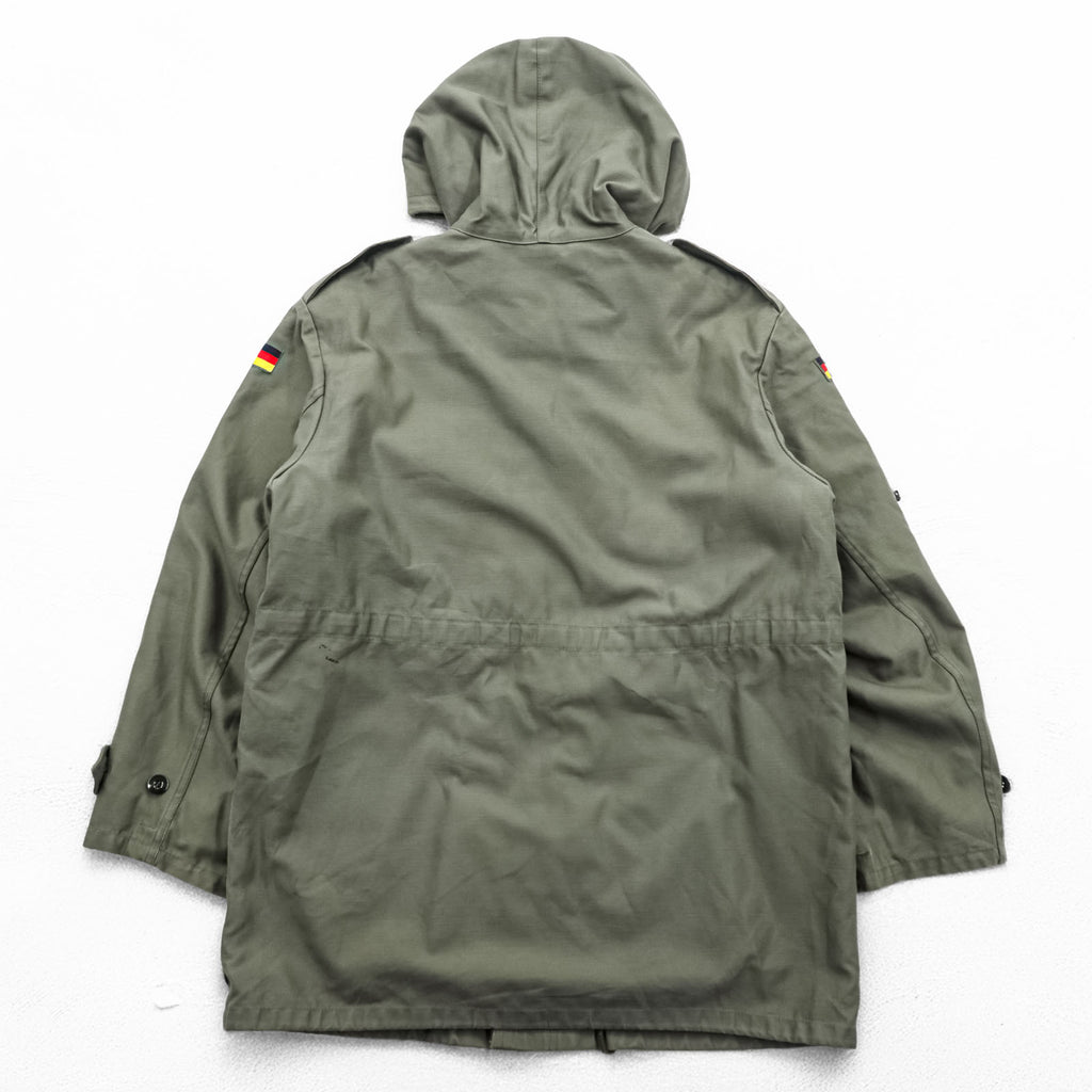 80年代 ドイツ軍 ヴィンテージ モッズコート フィールドパーカー L ライナー着脱 ミリタリー エポレット FEUCHTER RINGELAI 8415-12-156-5721