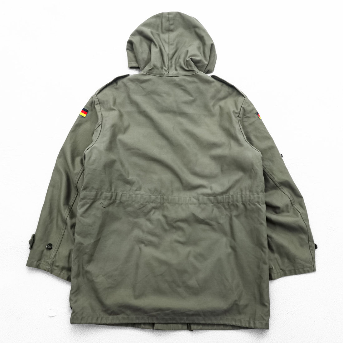 80年代 ドイツ軍 ヴィンテージ モッズコート フィールドパーカー L ライナー着脱 ミリタリー エポレット FEUCHTER RINGELAI 8415-12-156-5721