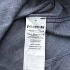 Patagonia Bluffside Chambray Shirt Blue S 53791