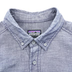 Patagonia Bluffside Chambray Shirt Blue S 53791