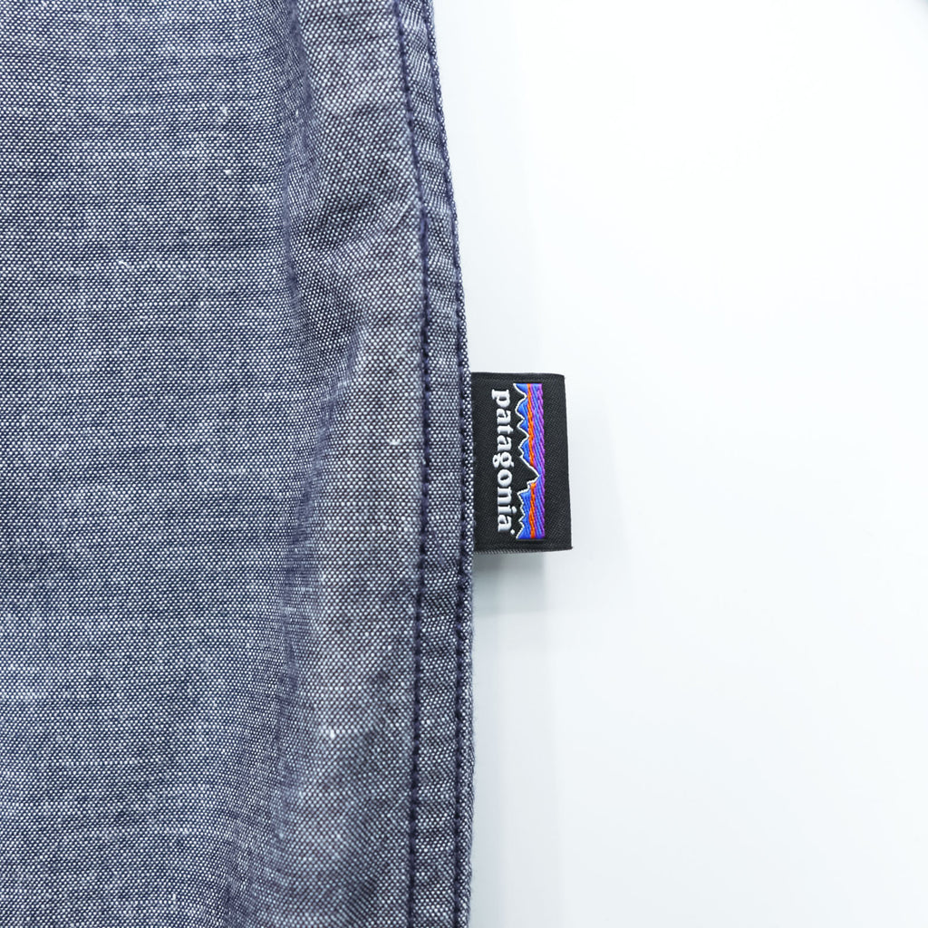 Patagonia Bluffside Chambray Shirt Blue S 53791