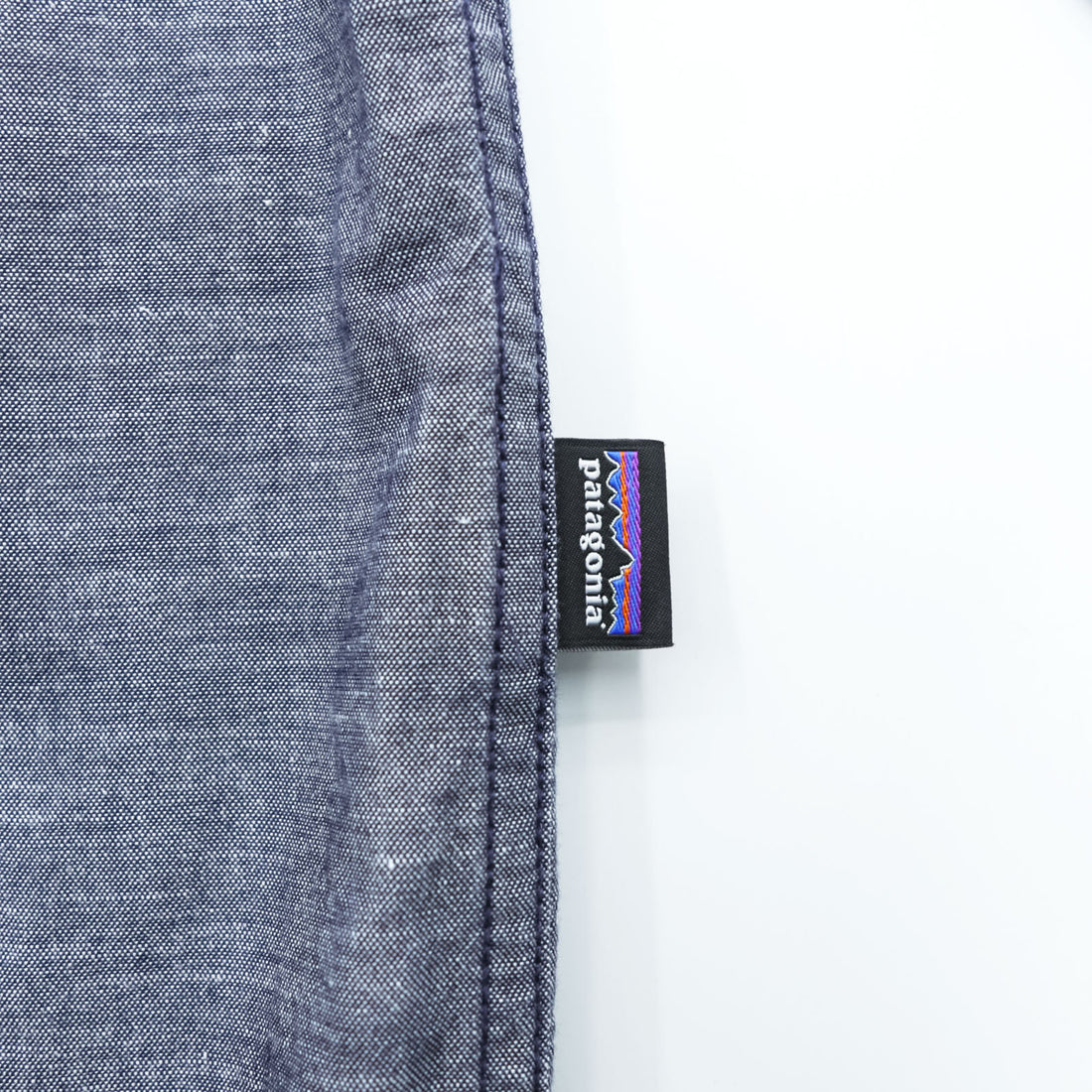 Patagonia Bluffside Chambray Shirt Blue S 53791