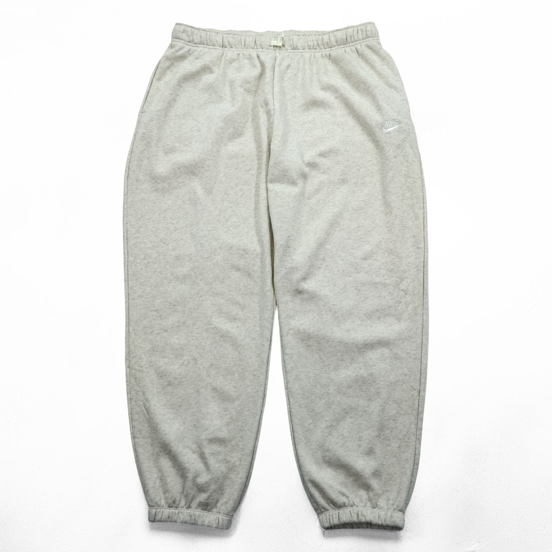 NIKE ワイド スウェットパンツ XL ライトグレー コットン CLUB FLEECE MIDRISE PANT DQ5800-141