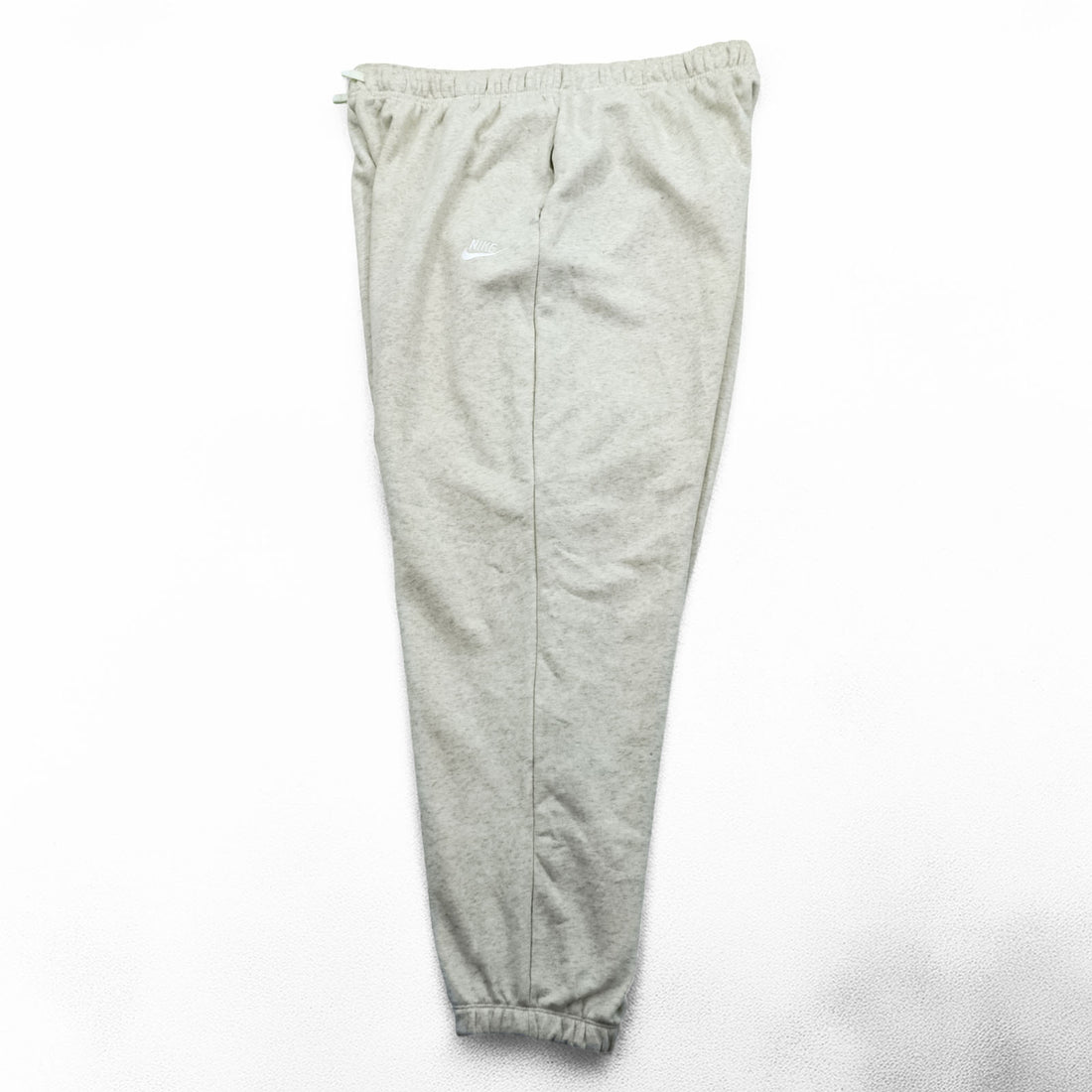 NIKE ワイド スウェットパンツ XL ライトグレー コットン CLUB FLEECE MIDRISE PANT DQ5800-141