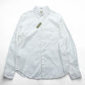J.CREW リネンシャツ IRISH LINEN ボタンダウンシャツ L ホワイト 麻 100% 胸ポケット SLIM FIT 未使用品 K7899