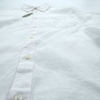 J.CREW リネンシャツ IRISH LINEN ボタンダウンシャツ L ホワイト 麻 100% 胸ポケット SLIM FIT 未使用品 K7899