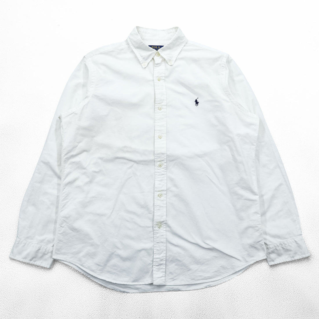 Polo Ralph Lauren Classic Fit Oxford Button-Down Shirt, Size L, White, Small Pony Embroidery