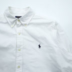Polo Ralph Lauren Classic Fit Oxford Button-Down Shirt, Size L, White, Small Pony Embroidery