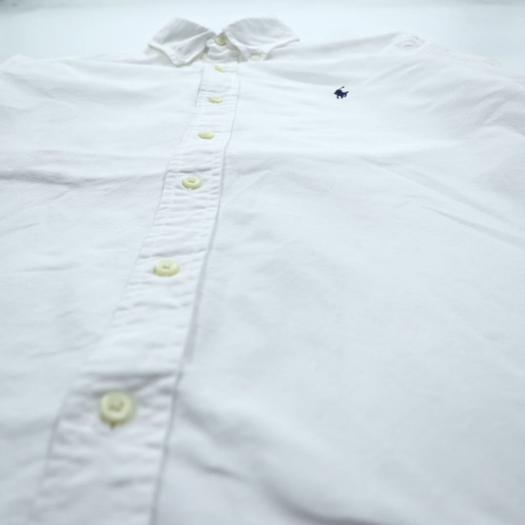 Polo Ralph Lauren Classic Fit Oxford Button-Down Shirt, Size L, White, Small Pony Embroidery