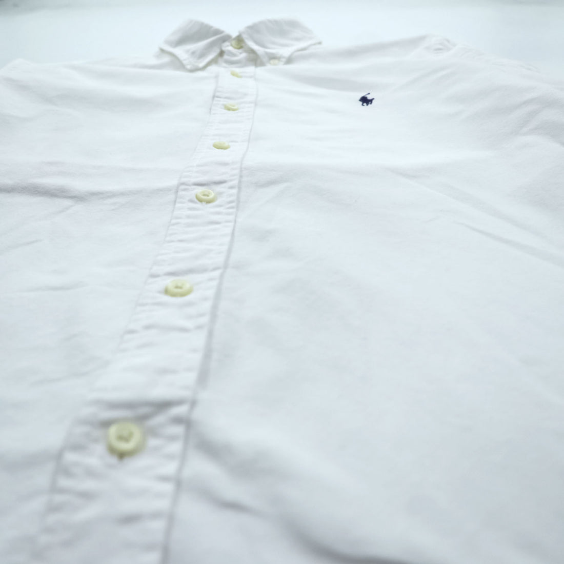 Polo Ralph Lauren Classic Fit Oxford Button-Down Shirt, Size L, White, Small Pony Embroidery