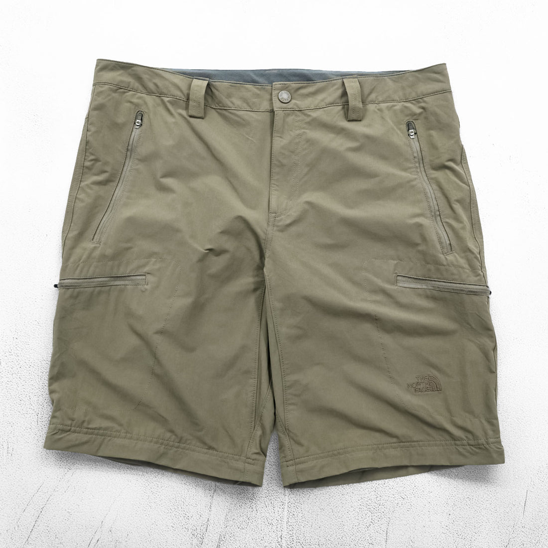THE NORTH FACE 2-Way Convertible Shell Outdoor Long Pants, Shorts, Size L, Brown, US Standard, T0CL9Q