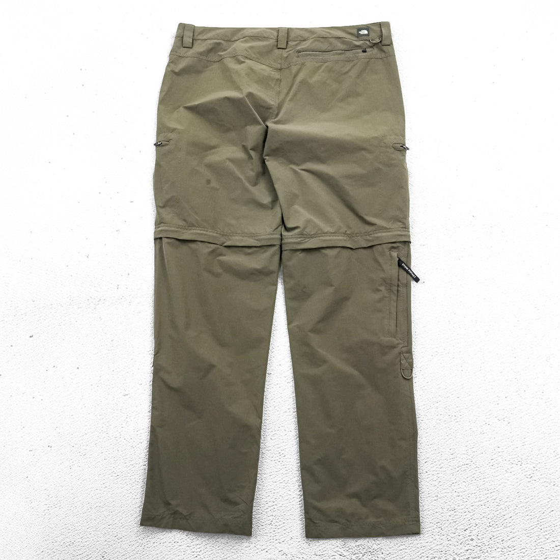 THE NORTH FACE 2-Way Convertible Shell Outdoor Long Pants, Shorts, Size L, Brown, US Standard, T0CL9Q