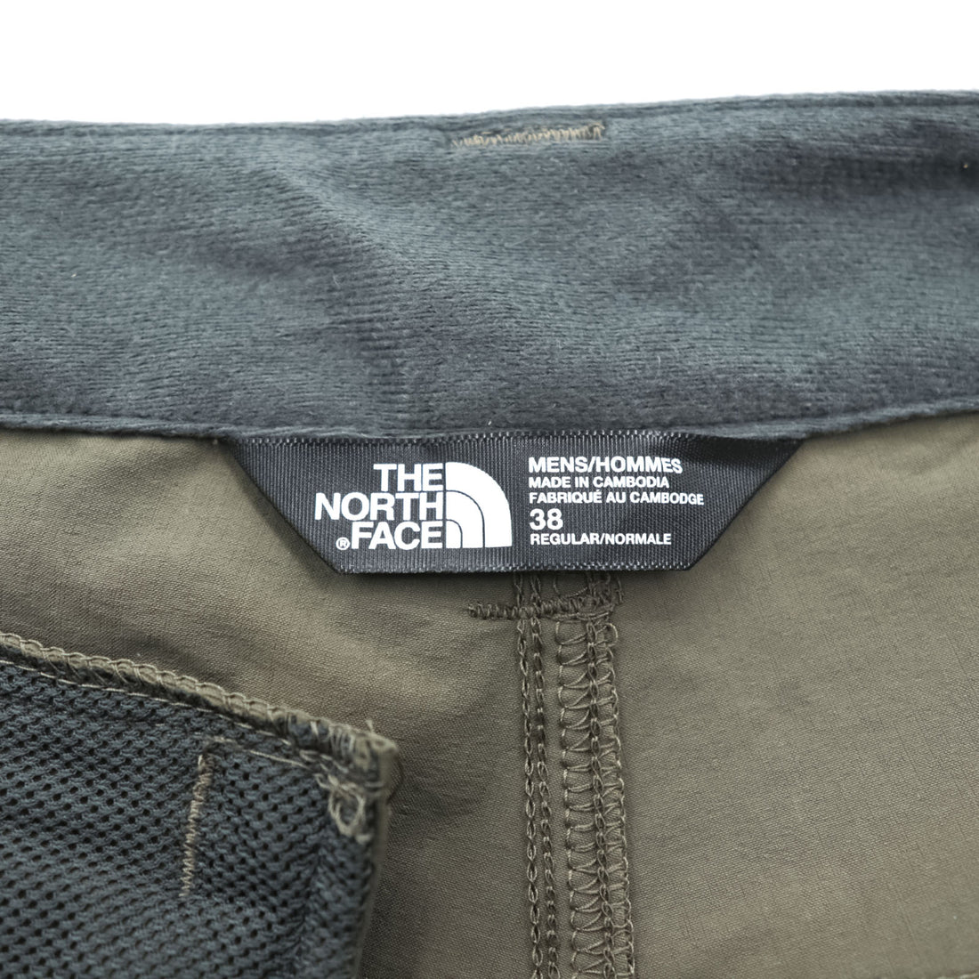 THE NORTH FACE 2-Way Convertible Shell Outdoor Long Pants, Shorts, Size L, Brown, US Standard, T0CL9Q