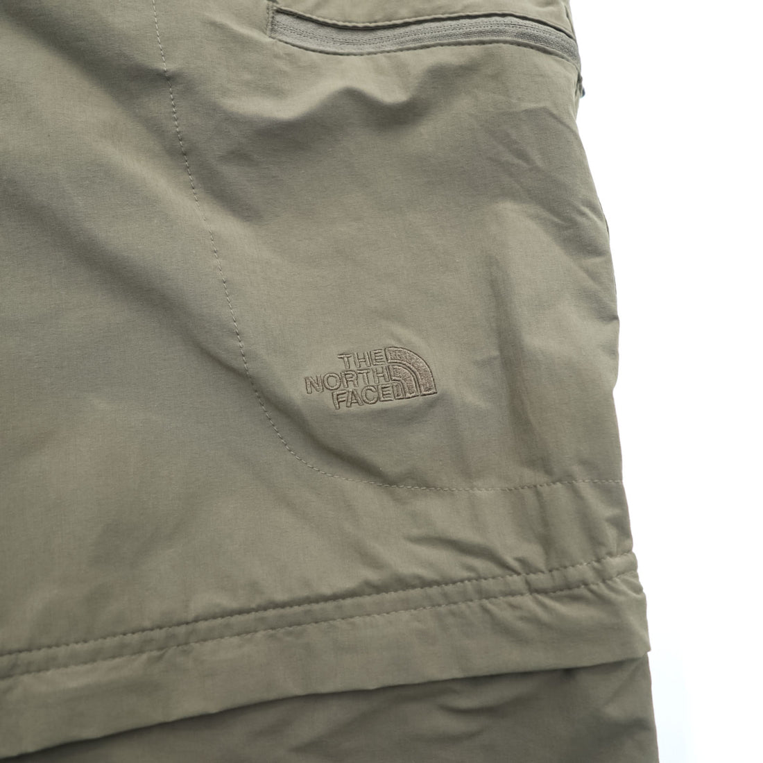 THE NORTH FACE 2-Way Convertible Shell Outdoor Long Pants, Shorts, Size L, Brown, US Standard, T0CL9Q