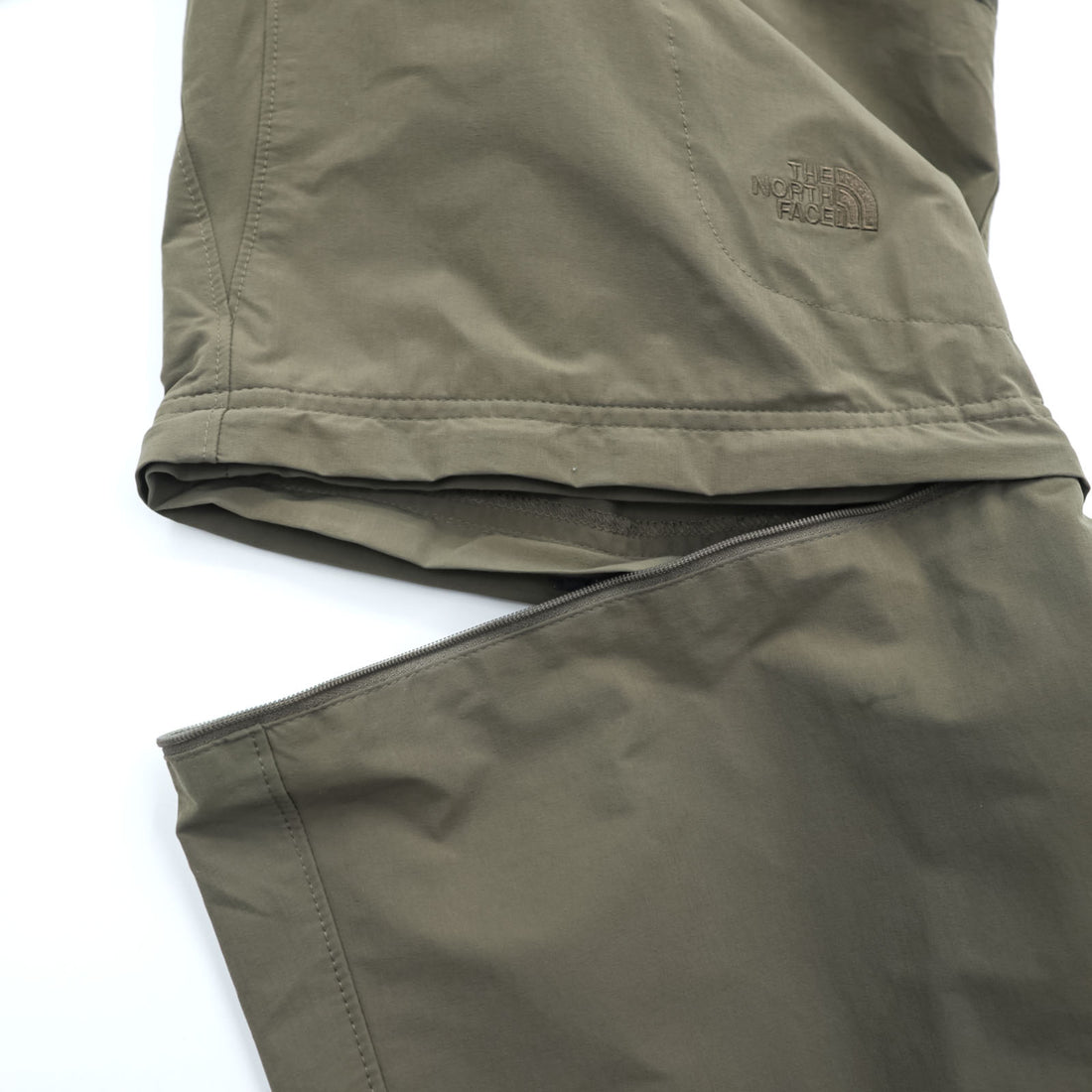THE NORTH FACE 2-Way Convertible Shell Outdoor Long Pants, Shorts, Size L, Brown, US Standard, T0CL9Q