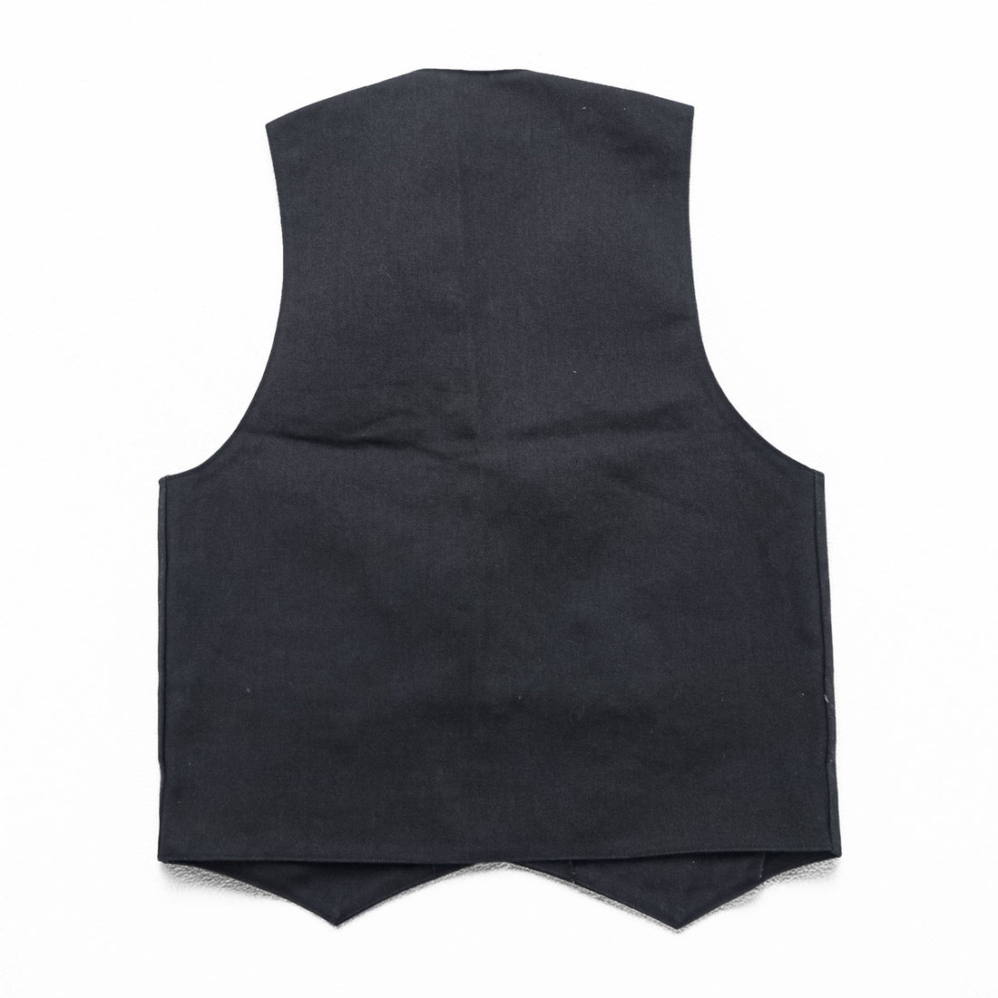 BEN DAVIS USA Made Work Vest, Size S, Black, Snap Button, Chain Stitch, Embroidered Logo